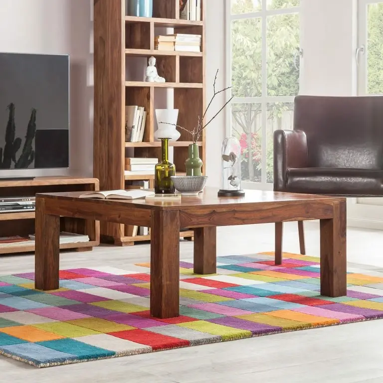 Loftscape Ars Natura Table Andaman – Sheesham Massif – Sheesham Miel Foncé