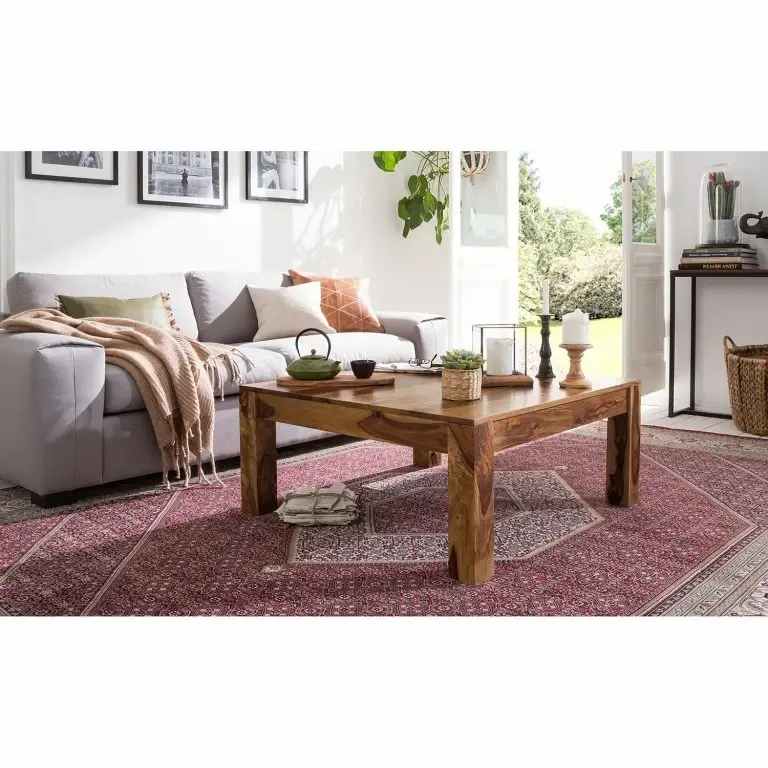 Loftscape Ars Natura Table Andaman – Sheesham Massif – Sheesham Miel Foncé