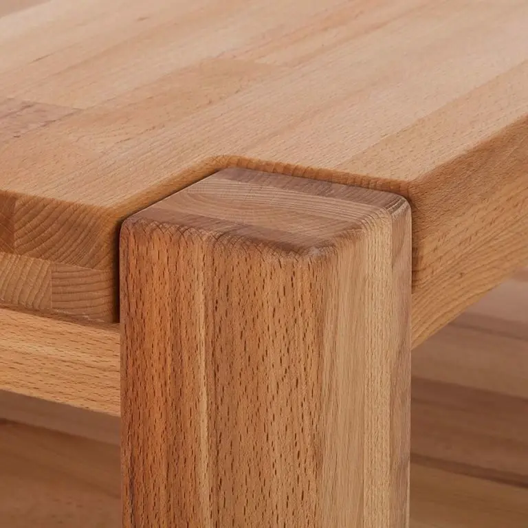 Loftscape Ars Natura Table Basse JanWOOD II – Bois Massif – Duramen De Hêtre Naturel Huilé