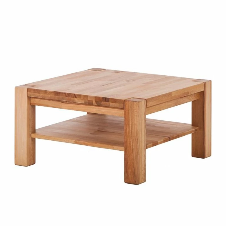 loftscape Ars Natura Table basse JanWOOD II – Bois massif – Duramen de hêtre naturel huilé