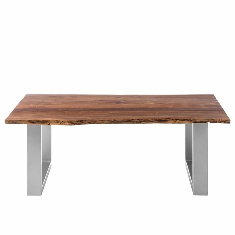 Loftscape Ars Natura Table Basse Kapra – Acacia Massif /Métal – Acacia – Largeur : 120 Cm