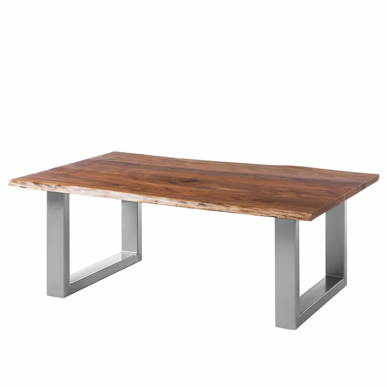 loftscape Ars Natura Table basse Kapra – Acacia massif /Métal – Acacia – Largeur : 120 cm