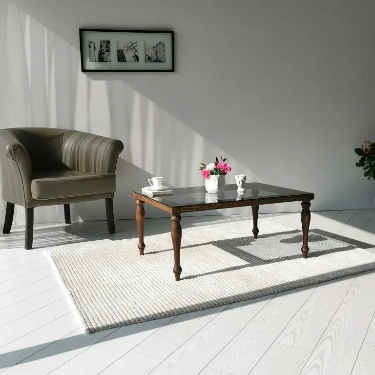 Loftscape Ars Natura Table Basse Tating – Verre / Noyer Massif – Noir Fumé / Noyer