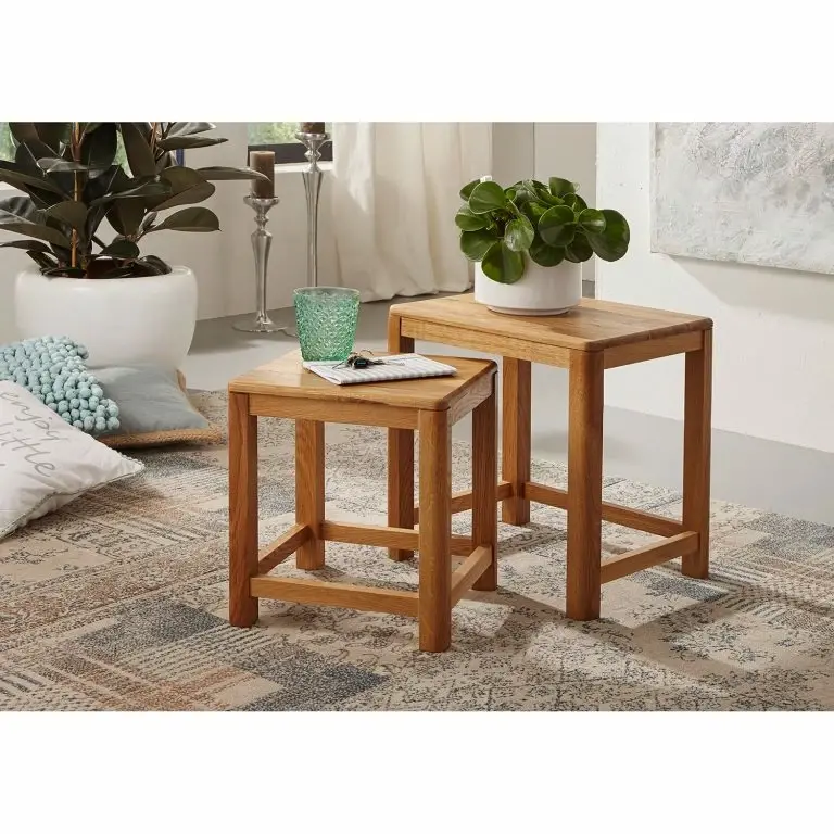 Loftscape Ars Natura Table D’appoint Anamur (2er-Set) – Chêne