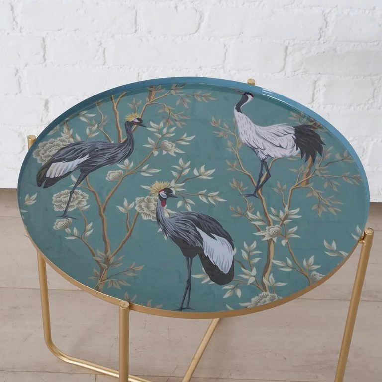 Loftscape Boltze Bouts De Canapé Krano (3 éléments) – Métal – Doré / Multicolore