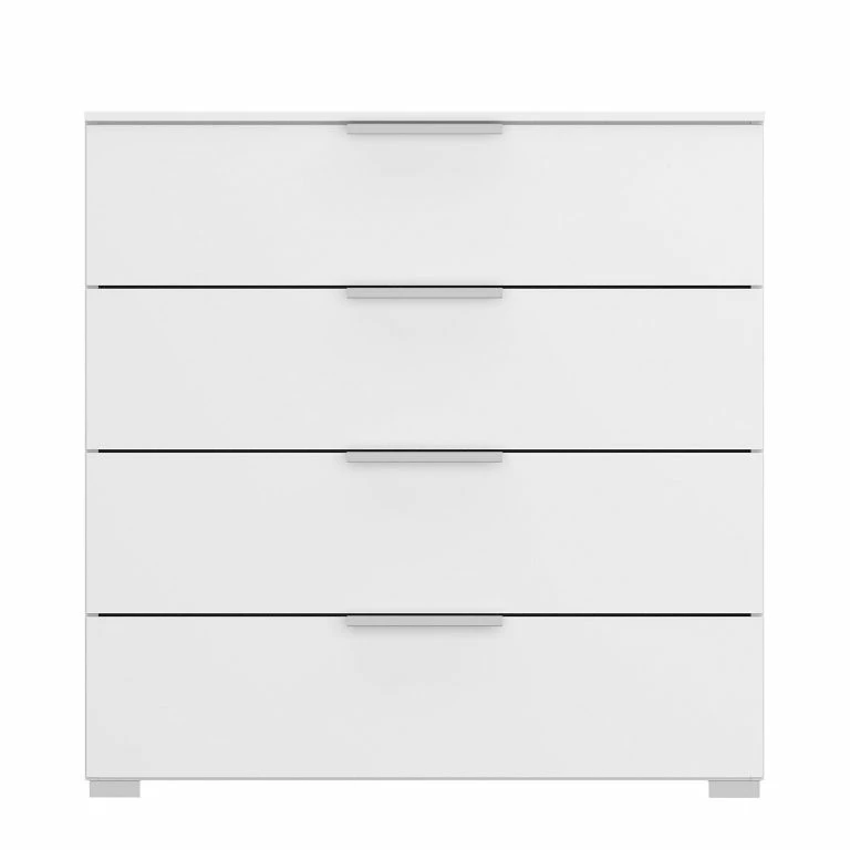 Loftscape Buffet SKØP X4 – Blanc Alpin – Largeur : 80 Cm – Aluminium