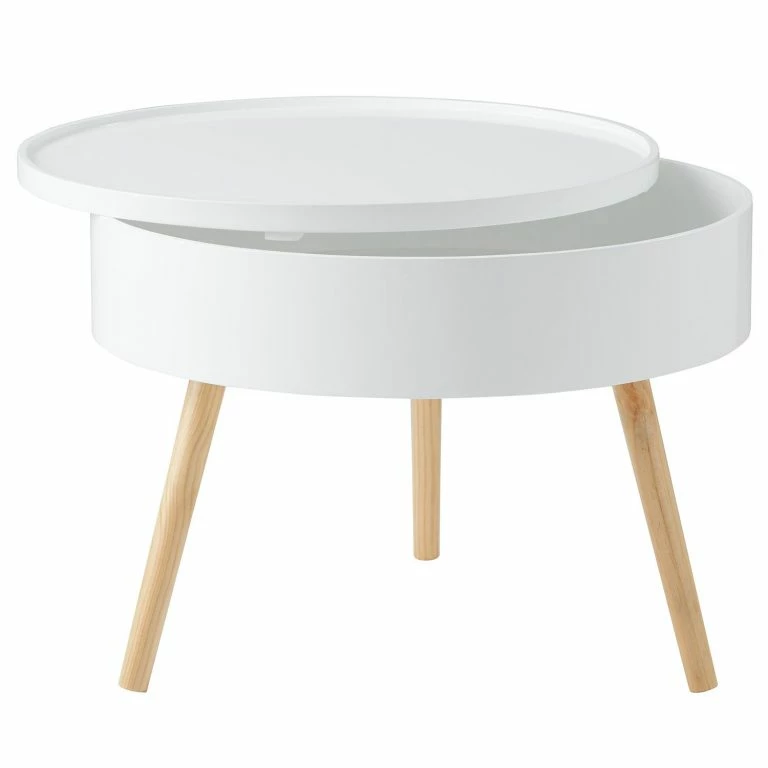 loftscape Butlers Bout de canapé COFFEE TIME – Pin – Blanc