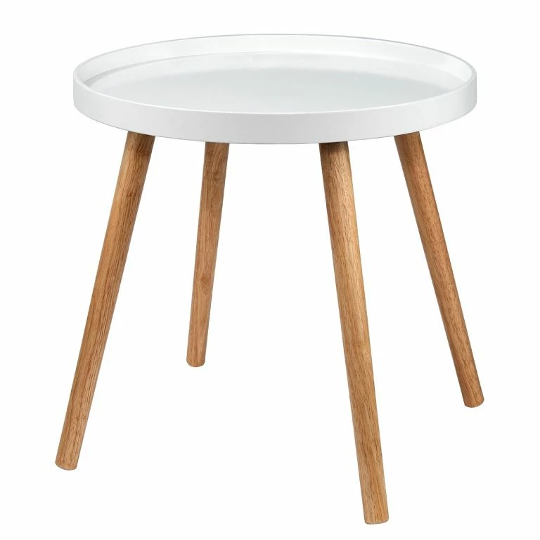 loftscape Butlers Bout de canapé SWING TIME – Pin – Blanc