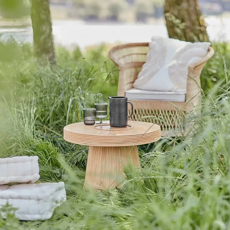 Loftscape Butlers Table Basse BOHO LOUNGE II – Rotin – Naturel