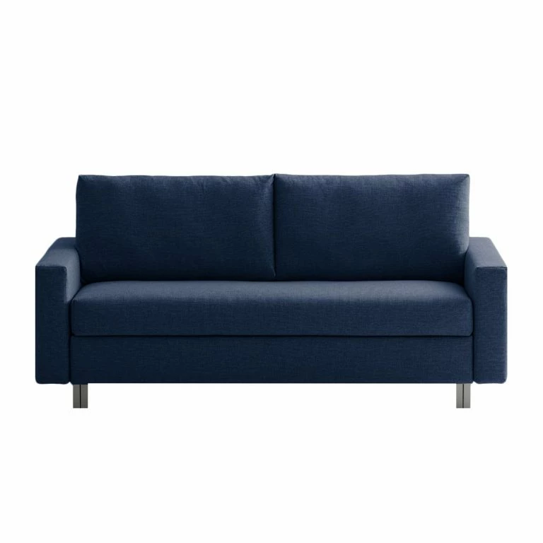 loftscape Chillout by Franz Fertig Canapé convertible Aura – Bleu – Largeur : 156 cm