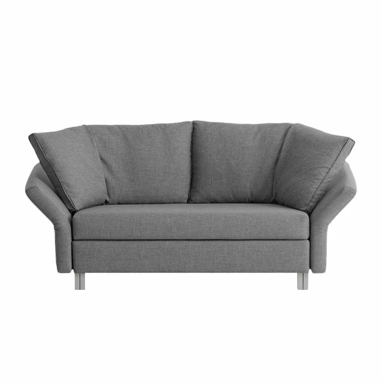 loftscape Chillout by Franz Fertig Canapé convertible Florenz – Gris – Largeur : 156 cm