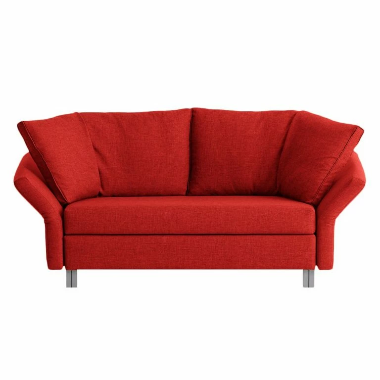 loftscape Chillout by Franz Fertig Canapé convertible Florenz – Rouge – Largeur : 176 cm