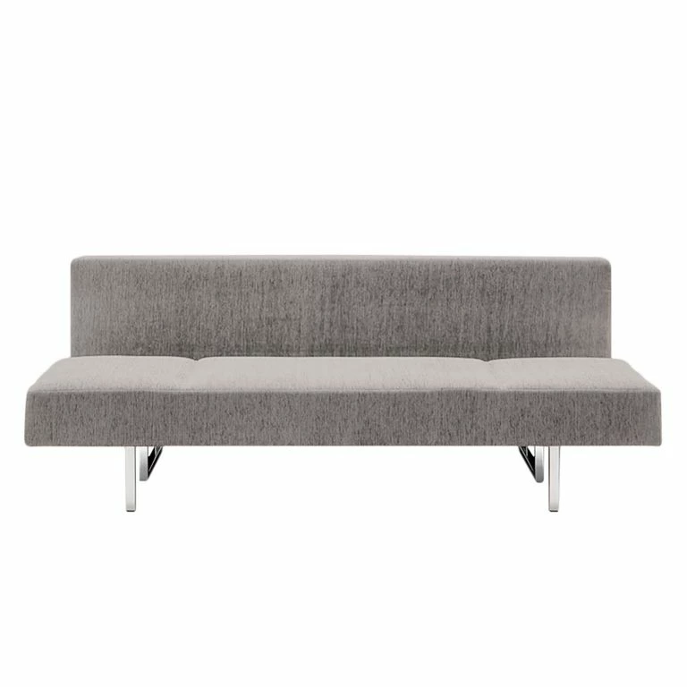 Loftscape Chillout By Franz Fertig Canapé Convertible Goran – Tissu – Gris – Avec Repose-pieds