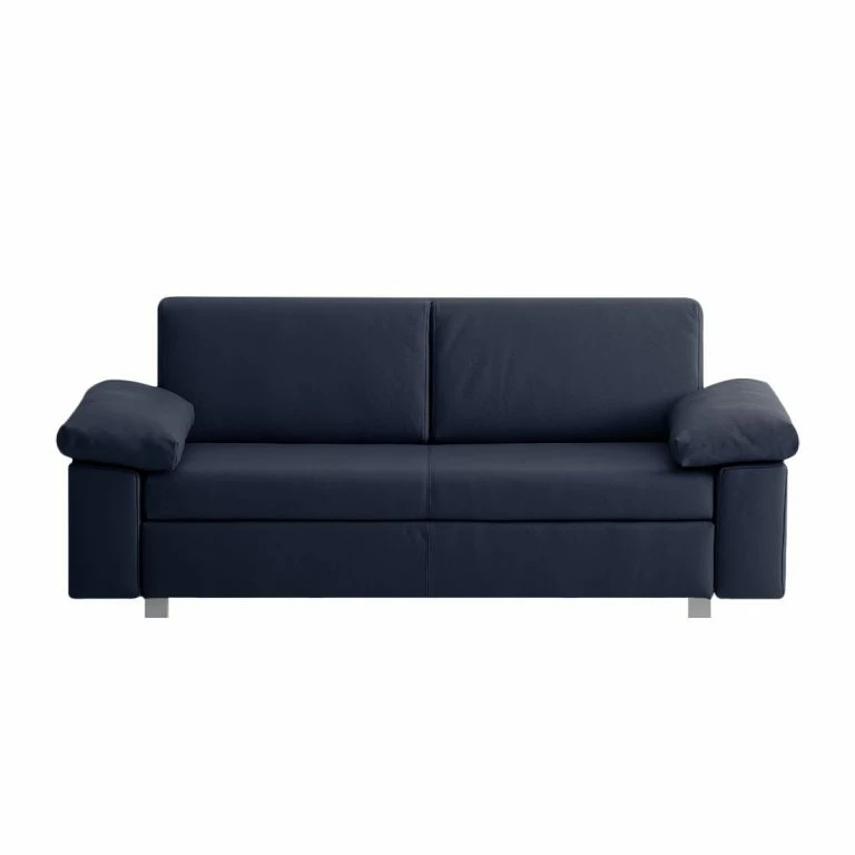 loftscape Chillout by Franz Fertig Canapé convertible Plaza – Bleu foncé – Largeur : 172 cm – Accoudoir réglable