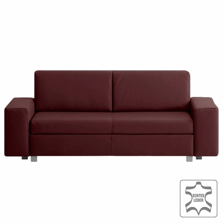 Loftscape Chillout By Franz Fertig Canapé Convertible Plaza – Bordeaux – Largeur : 228 Cm – Sans Fonction