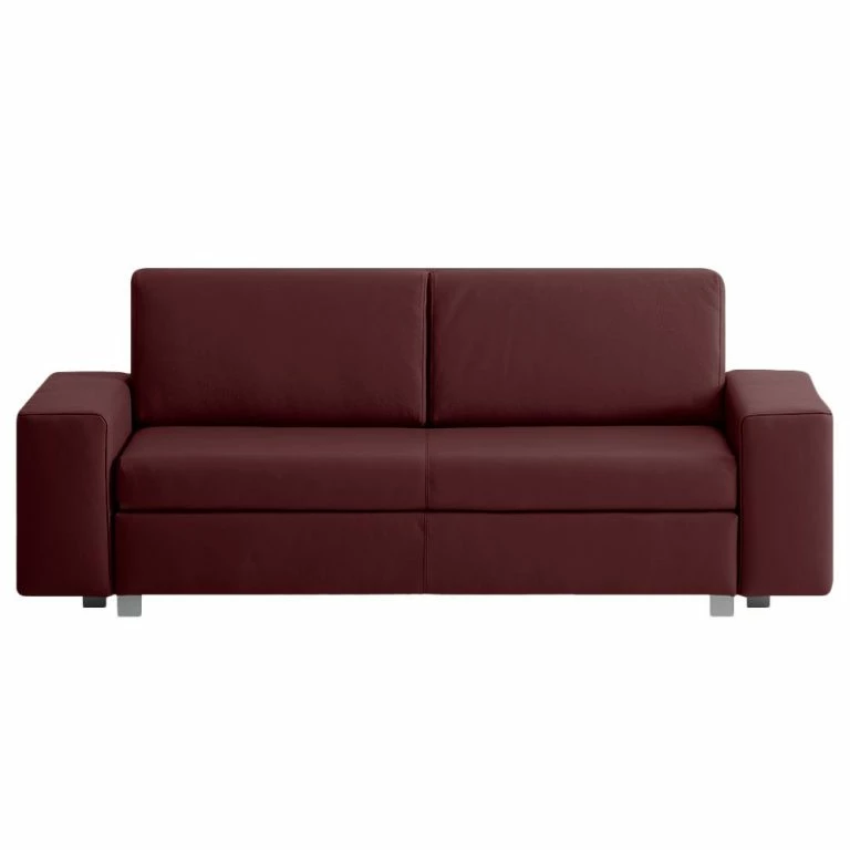 loftscape Chillout by Franz Fertig Canapé convertible Plaza – Bordeaux – Largeur : 228 cm – Sans fonction