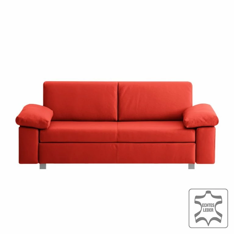 Loftscape Chillout By Franz Fertig Canapé Convertible Plaza – Rouge – Largeur : 172 Cm – Accoudoir Réglable