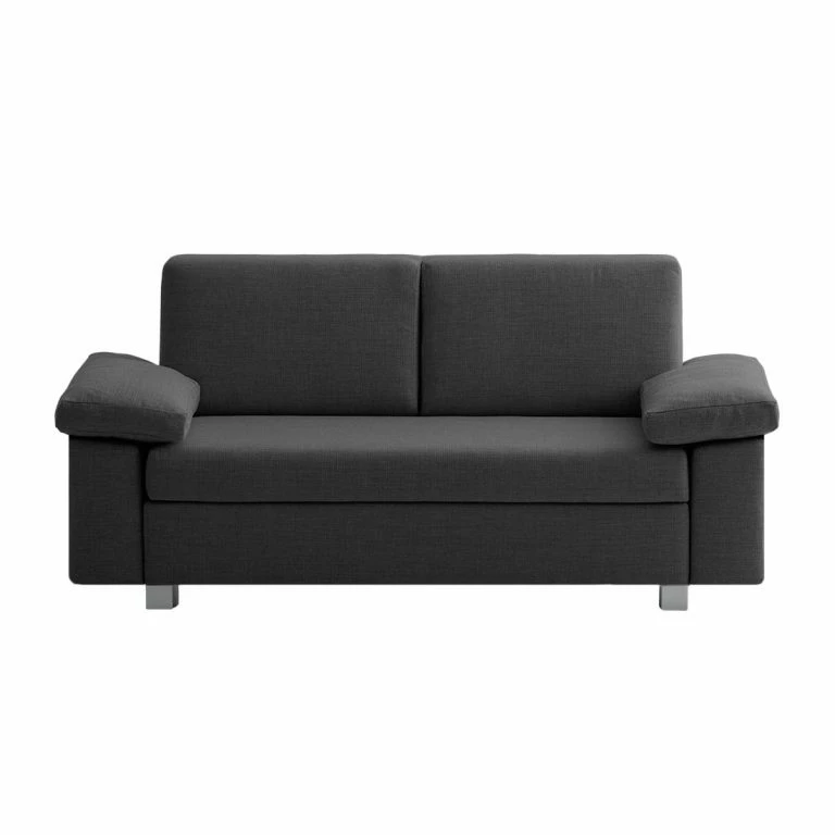 loftscape Chillout by Franz Fertig Canapé convertible Plaza – Anthracite – Largeur : 172 cm – Accoudoir réglable