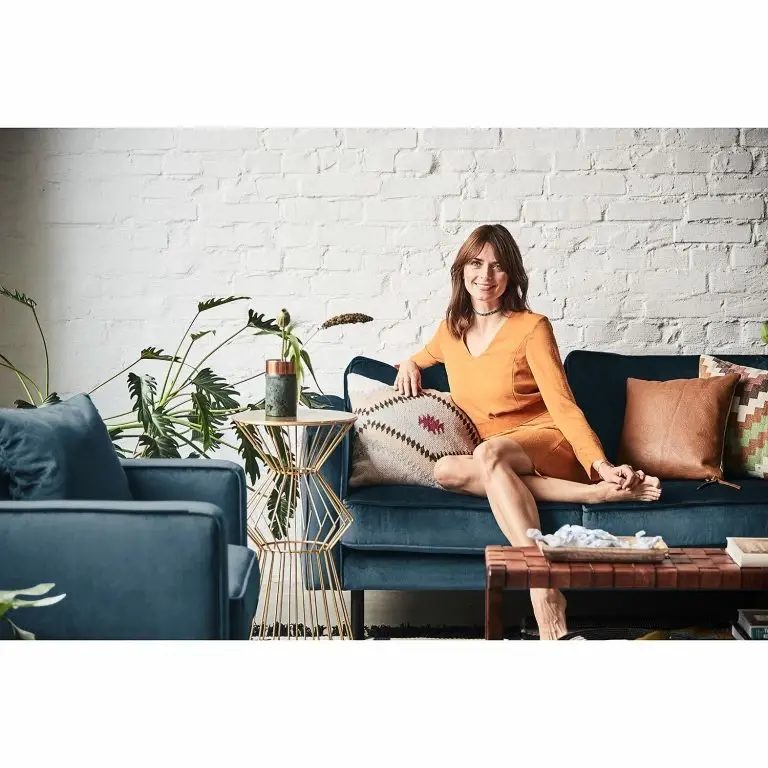 Loftscape Eva Padberg Collection Canapé Edina (2 Places) – Bleu Foncé