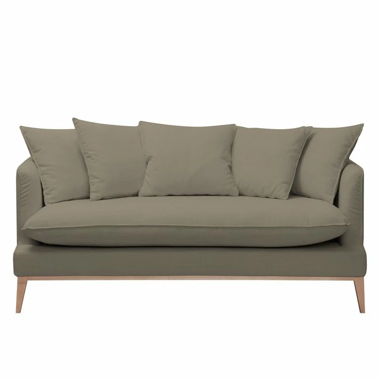 Loftscape Eva Padberg Collection Canapé Lavina (3 Places) Tissu – Tissu Moretey : Cappuccino