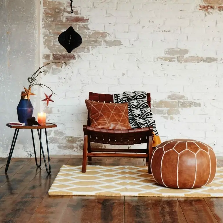 Loftscape Eva Padberg Collection Chaise Bourbourg I – Cuir Véritable / Teck Massif – Bois De Teck