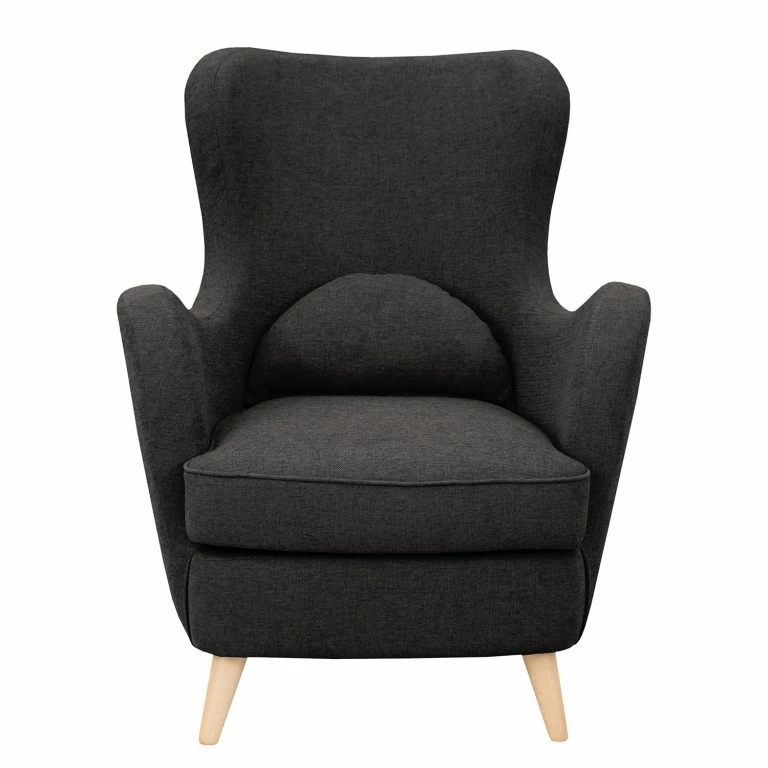 Loftscape Fauteuil Moulton – Tissu Structuré Talta: Noir
