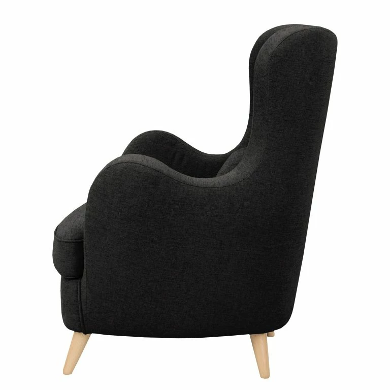 Loftscape Fauteuil Moulton – Tissu Structuré Talta: Noir