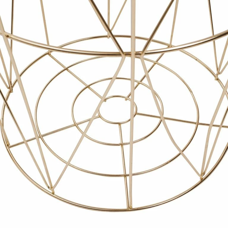 Loftscape FLHF Bout De Canapé Armina I – Imitation Acacia / Doré