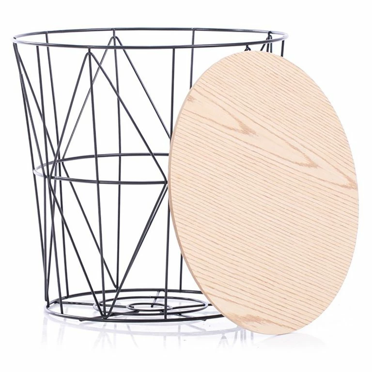 Loftscape FLHF Bout De Canapé Mia – Imitation Acacia / Noir