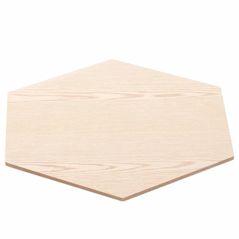 Loftscape FLHF Bouts De Canapé Steria (3 éléments) – Imitation Acacia / Noir