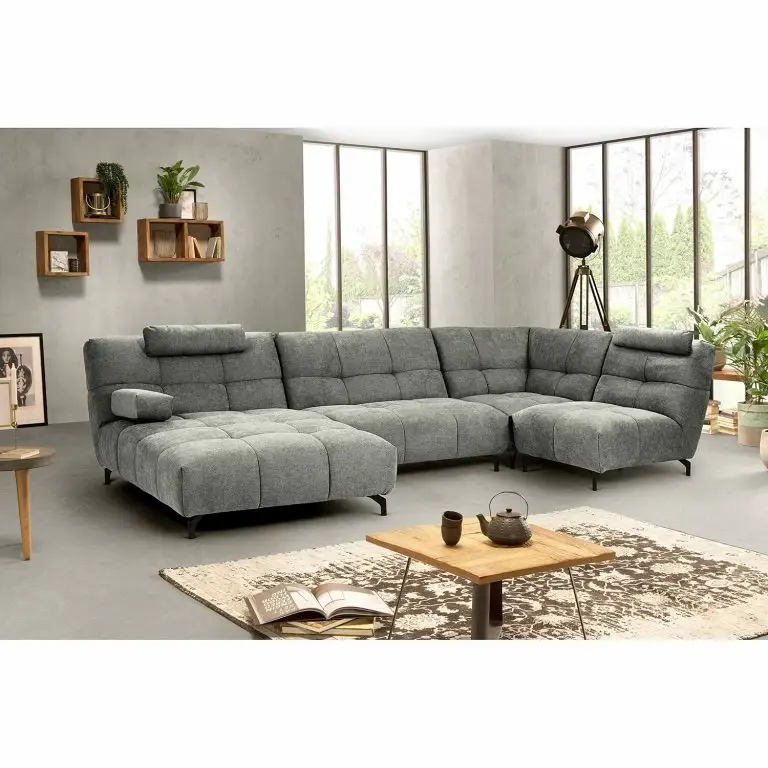 Loftscape Fredriks Appuis-tête Bellmore – Microfibre – Gris Lumineux