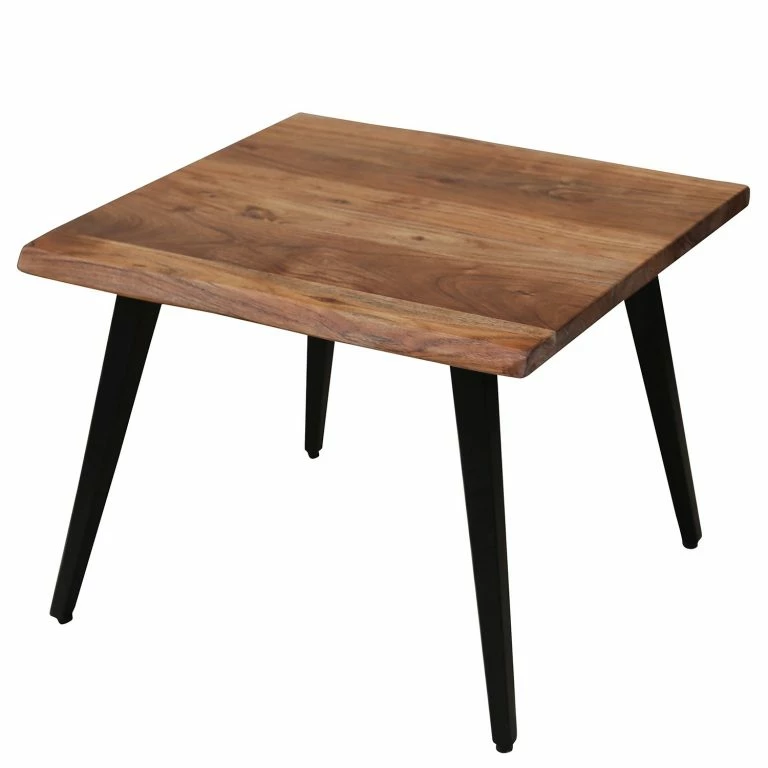 loftscape Fredriks Bout de canapé Berapi – Acacia massif / Métal – Acacia / Noir