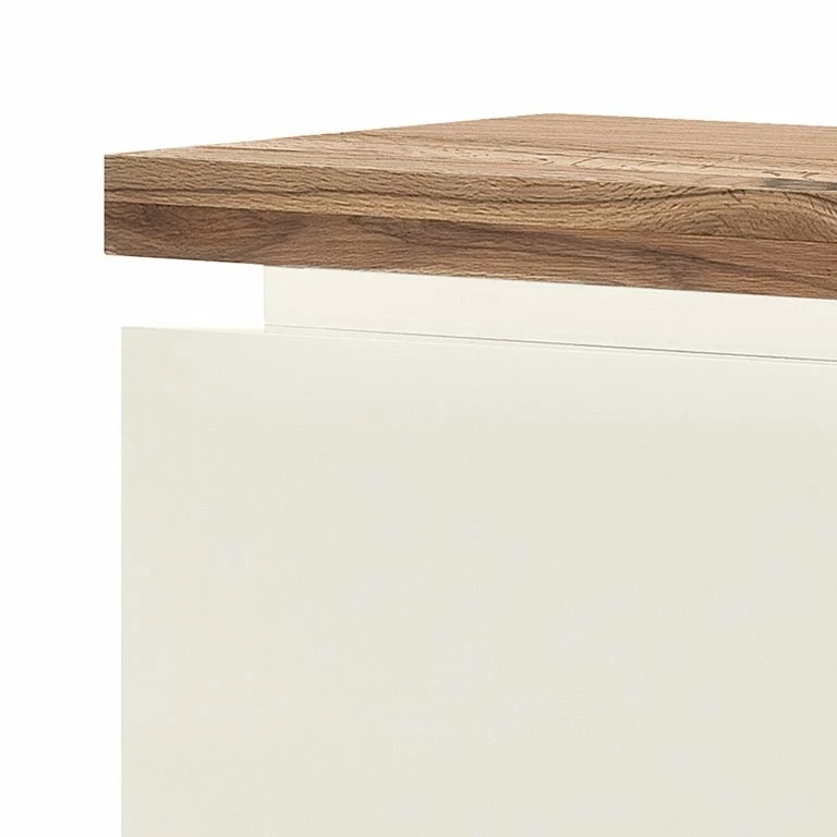 Loftscape Fredriks Buffet Roble I – éclairage Inclus – Blanc Mat / Sauvage Massif