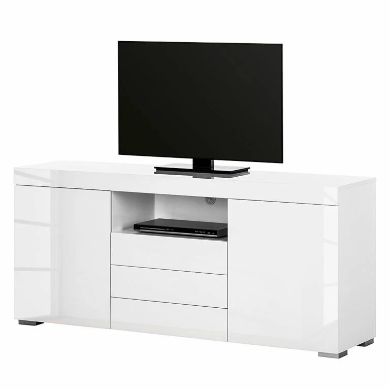 loftscape Fredriks Buffet Roomconcept (avec éclairage LED) – Blanc brillant