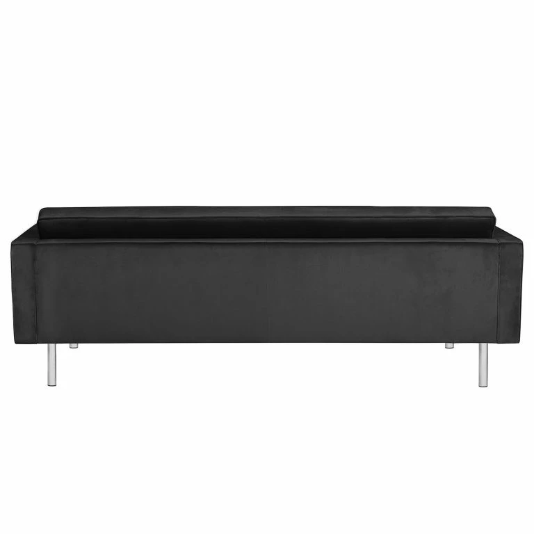 Loftscape Fredriks Canapé 3 Places Chelsea III – Microfibre – Tissu Tond : Noir – Cylindre