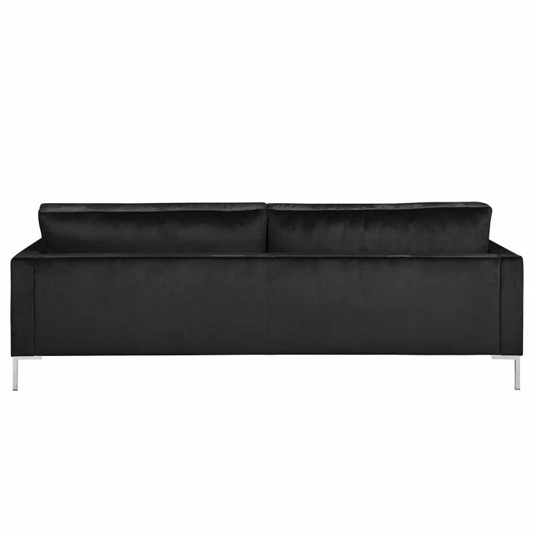 Loftscape Fredriks Canapé 3 Places Portobello III – Microfibre – Tissu Tond : Noir – Angulaire