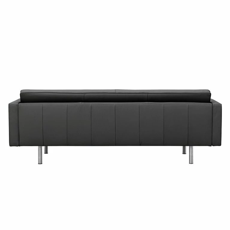 Loftscape Fredriks Canapé Chelsea (3 Places) Cuir Véritable – Cuir Véritable Gad : Anthracite – Cylindre