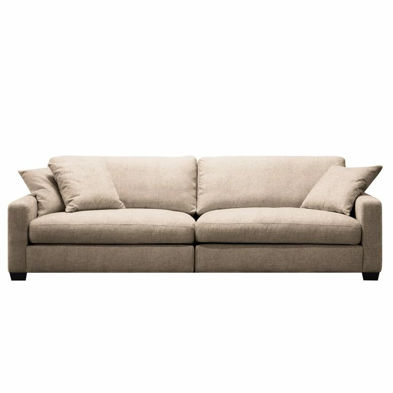 Loftscape Fredriks Canapé Circle (3 Places) – Tissage à Plat – Tissu Vega: Biscuit