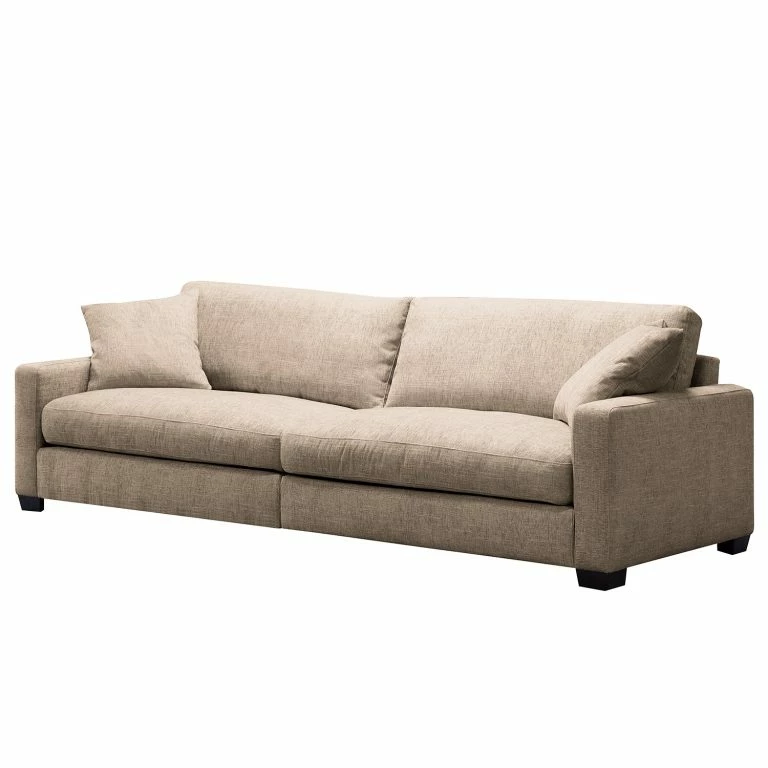 loftscape Fredriks Canapé Circle (3 places) – Tissage à plat – Tissu Vega: Biscuit