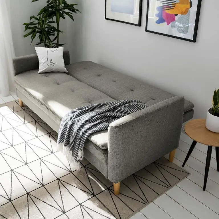 Loftscape Fredriks Canapé Convertible Gizeh – Tissu – Gris