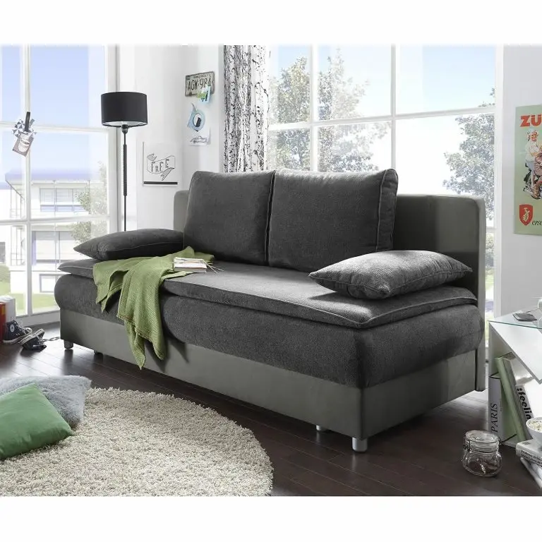 Loftscape Fredriks Canapé Convertible Manacor – Anthracite Clair