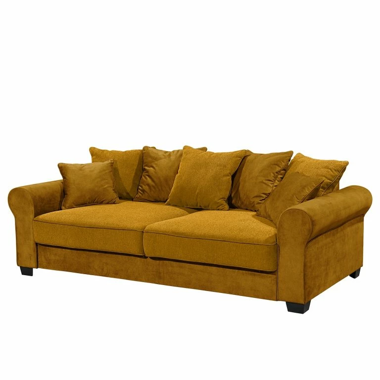 Loftscape Fredriks Canapé Convertible Marcola – Tissu Microfibre – Microfibre Salvo: Ocre