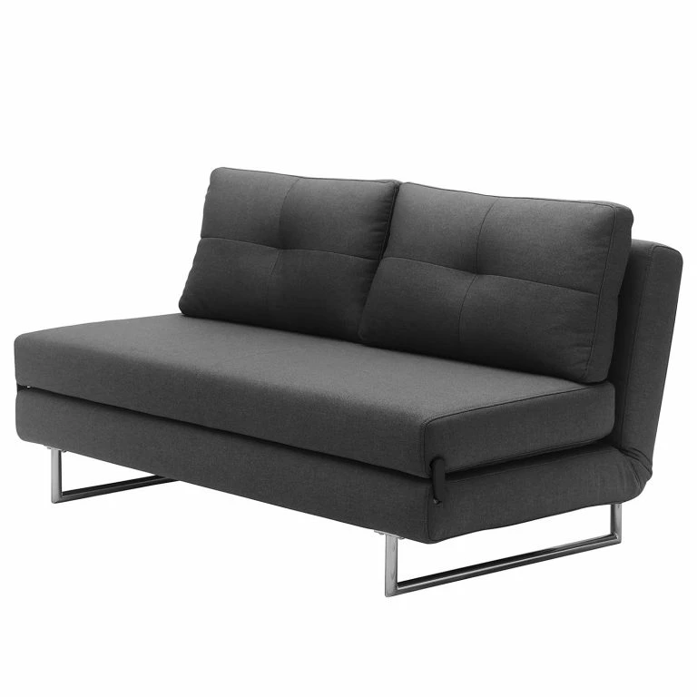 loftscape Fredriks Canapé convertible Newheaven Tissu – Tissu Lyn: Gris foncé