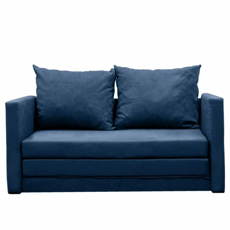 Loftscape Fredriks Canapé Convertible Sartell II – Tissu – Bleu Marine