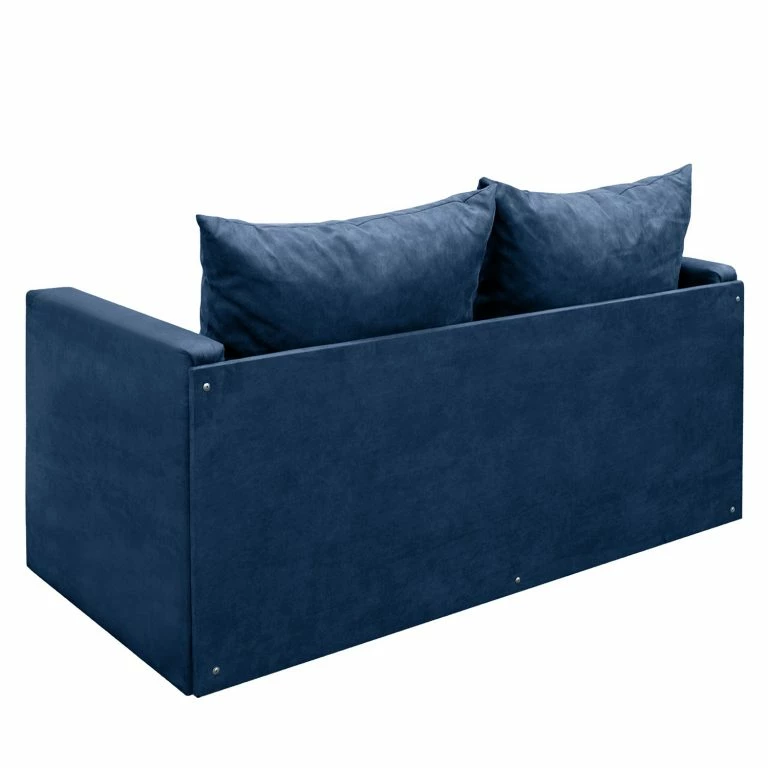 Loftscape Fredriks Canapé Convertible Sartell II – Tissu – Bleu Marine