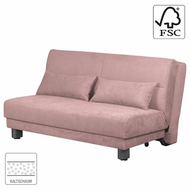 Loftscape Fredriks Canapé Convertible Tenorio – Microfibre – Mauve – Largeur : 156 Cm