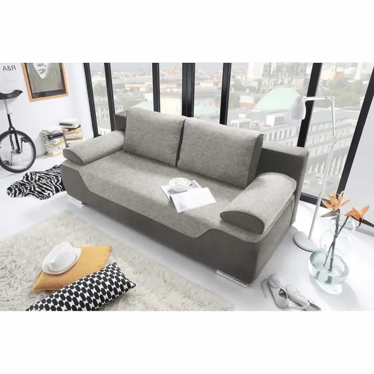 Loftscape Fredriks Canapé Convertible Trepang – Gris / Gris Clair