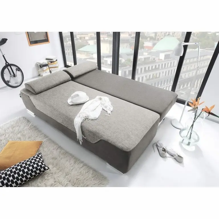 Loftscape Fredriks Canapé Convertible Trepang – Gris / Gris Clair