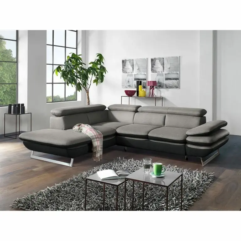 Loftscape Fredriks Canapé D’angle Graford I – Tissage à Plat – Méridienne Longue à Gauche (vue De Face) – Fonction Couchage