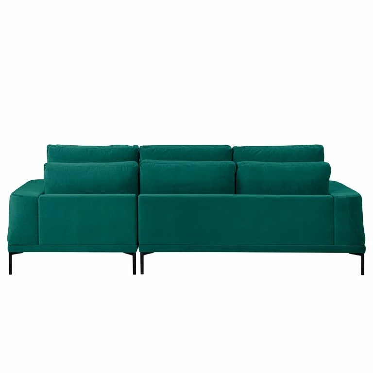 Loftscape Fredriks Canapé D’angle Grossa – Velours – Velours Vaia: Vert Vieilli – Méridienne Courte à Droite (vue De Face)